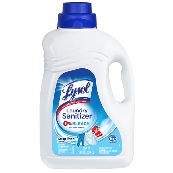 Lysol Laundry Sanitizer Additive, Crisp Linen 150 fl. oz. - Image 3