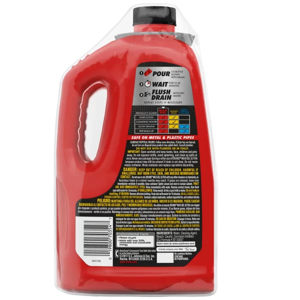 Drano Max Ultra Gel Drain Opener, 2 pk., 160 fl. oz. - Image 6