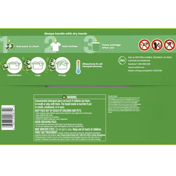 Gain Flings! 3 in 1 Laundry Detergent Pacs, Original Scents, 152 ct. - Image 9