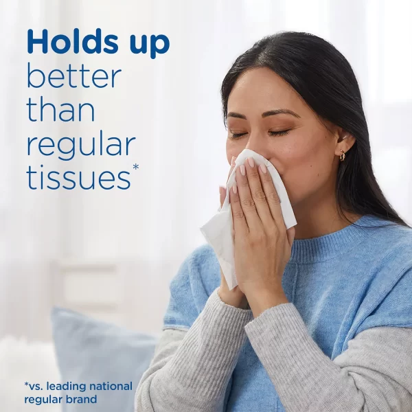 Puffs Plus Lotion 2-Ply Facial Tissues 12 Cube Boxes, 72 tissues/box - Image 3