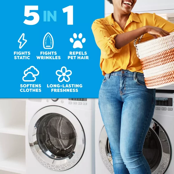 Bounce Pet Hair & Lint Guard Mega Dryer Sheets, Fresh Scent, 210 ct. - Image 3