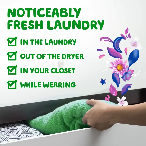 Gain + Oxi Liquid Laundry Detergent, Moonlight Breeze, 159 Loads, 170 fl. oz. - Image 2