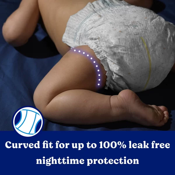 Huggies Overnites Nighttime Baby Diapers, Sizes 3-7 - Image 5