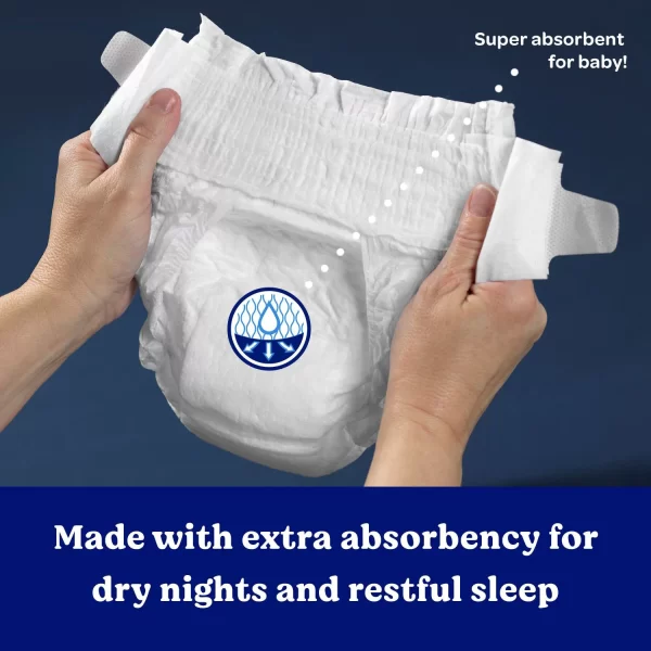 Huggies Overnites Nighttime Baby Diapers, Sizes 3-7 - Image 4