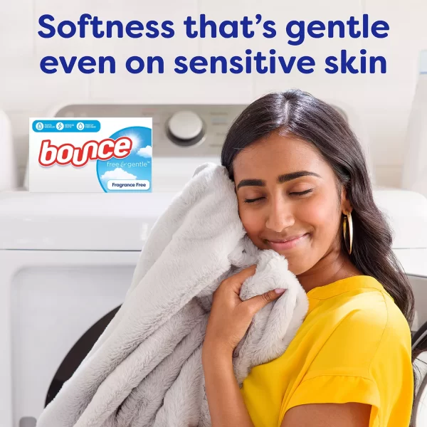 Bounce Free & Gentle Dryer Sheets, Unscented, 320 ct. - Image 3