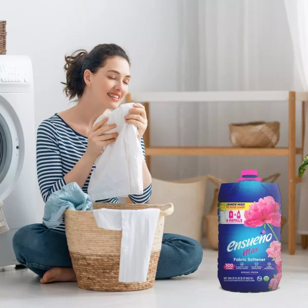 Ensueño Max Liquid Fabric Softener, Spring Fresh Scent, 300 loads, 304 fl. oz. - Image 3