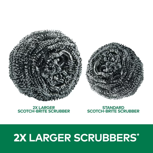 Scotch-Brite Stainless Steel Extra Large Scrubbers,16 ct. - Image 5