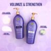 OGX Volume & Strength + Biotin & Collagen Shampoo, 40 fl. oz. - Image 3