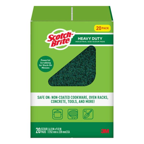 Scotch-Brite Heavy Duty Industrial Sized Scour Pads 20ct. - Image 10