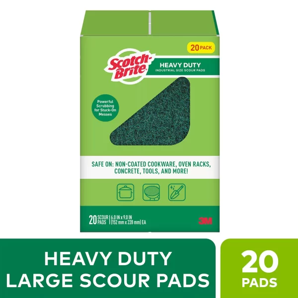 Scotch-Brite Heavy Duty Industrial Sized Scour Pads 20ct. - Image 9