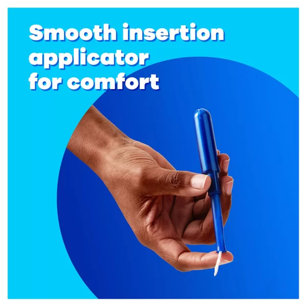 Tampax Pearl Super Tampons, Unscented, 96 ct. - Image 3