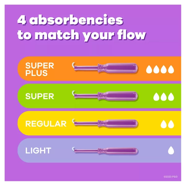 Tampax Radiant Tampons Trio Pack, Unscented, 77 ct. - Image 3