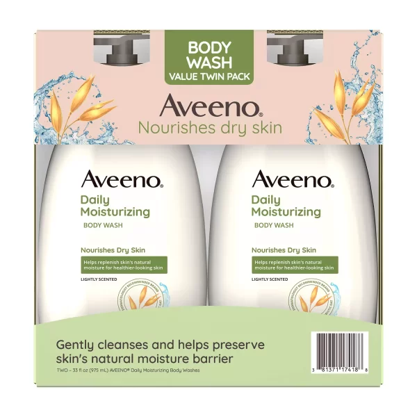 Aveeno Daily Moisturizing Body Wash, 33 fl. oz., 2 pk. - Image 9