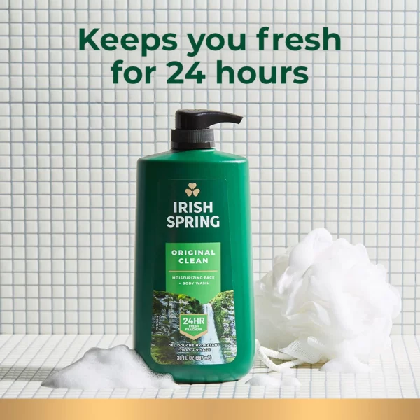 Irish Spring Body Wash for Men, Original Clean, 30 fl. oz., 2 pk. - Image 9