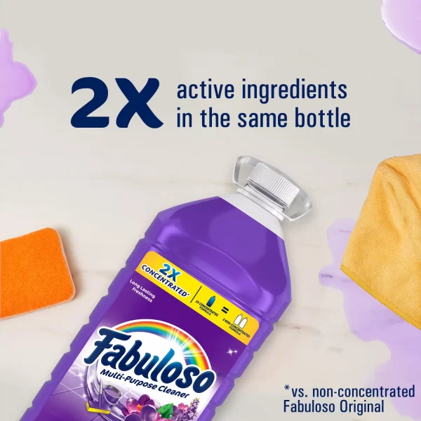 Fabuloso 2X Concentrated Multi-Purpose Cleaner, Lavender 210 fl. oz. - Image 3