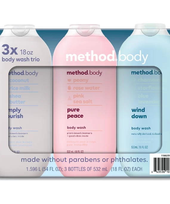 method Experiential Body Wash Trio, 18 fl. oz., 3 pk.