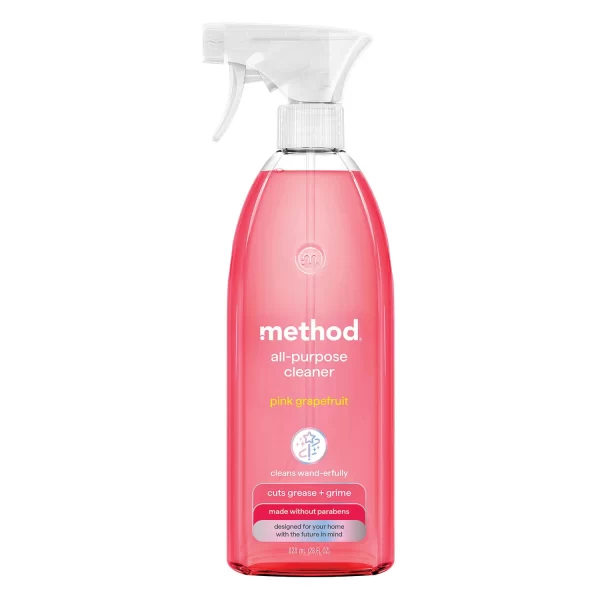 Method All Purpose Cleaner, Pink Grapefruit, 28 fl. oz. Spray Bottle + Refill, Total 96 fl. oz. - Image 6