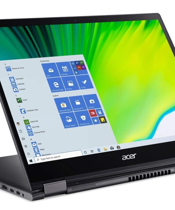 Acer Spin 5 Convertible Laptop, 13.5" 2256 x 1504 IPS Touch | 10th Gen Intel Core i5-1035G4 | 8GB LPDDR4 | 256GB NVMe SSD | WiFi 6 | Backlit KB | FPR | Active Stylus | Windows 10 Pro | SP513-54N-58XD