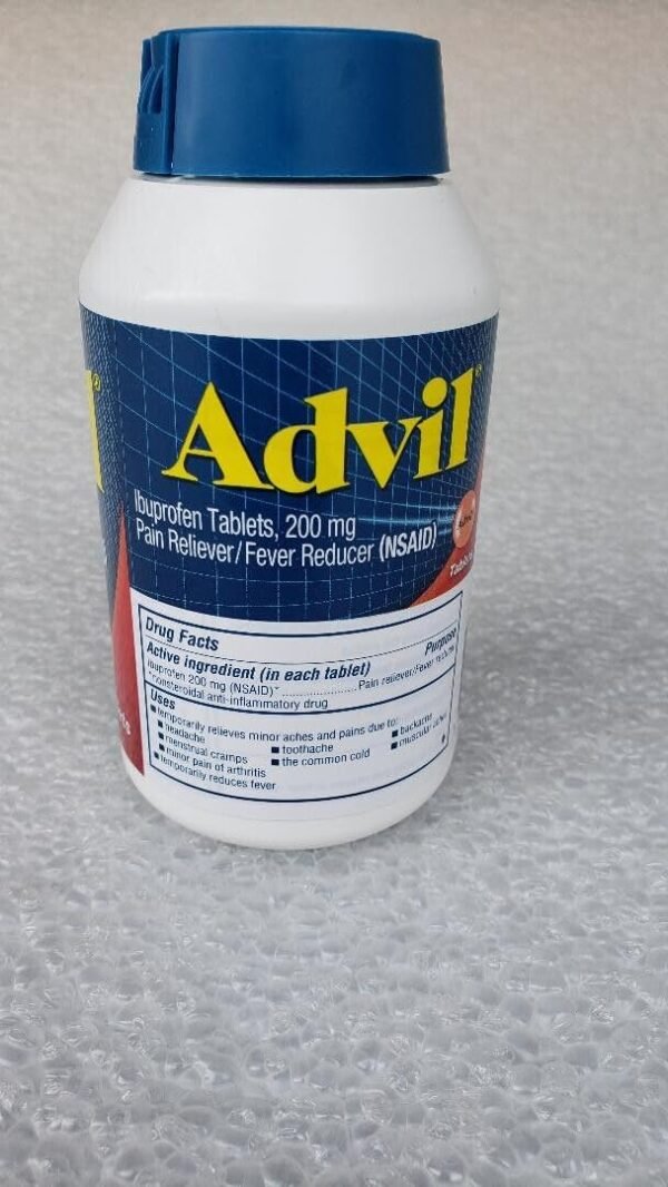 360 Advil Coated Tablets 200 Mg Pain Reliever - Image 6