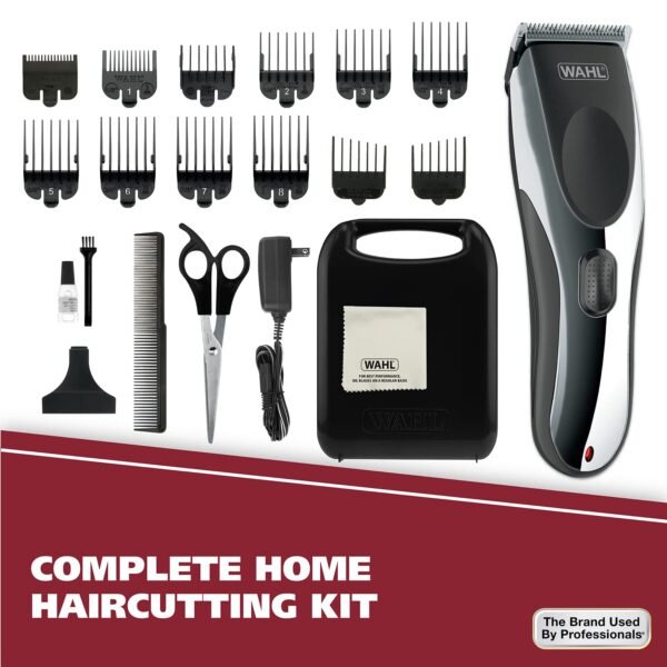 Wahl Clipper Rechargeable Cord/Cordless Haircutting & Trimming Kit for Heads, Longer Beards, & All Body Grooming - Model 79434 - Image 4