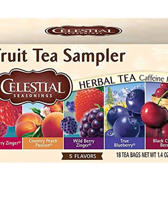 Celestial Seasonings Fruit Tea Sampler, 18 ct