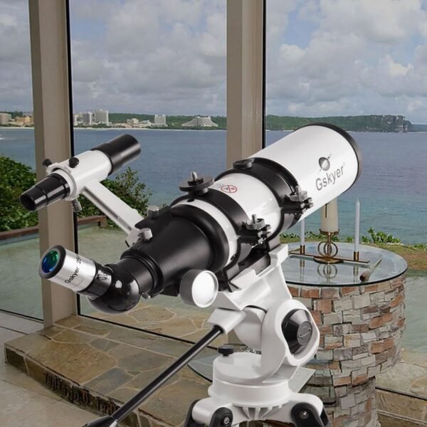 Gskyer Telescope, Telescopes for Adults, 80mm AZ Space Astronomical Refractor Telescope Kids, Adults Astronomy, German Technology Scope - Image 4
