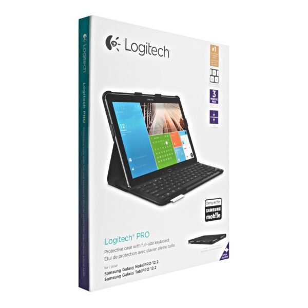 Logitech Pro Protective Case with Full-Size Keyboard for Samsung Galaxy Note Pro and Samsung Galaxy Tab Pro - Image 2