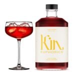 Kin Euphorics High Rhode Non-Alcoholic Aperitif | Elevate Your Social Hour | Adaptogens, Nootropics & Botanicals | Rhodiola Rosea, 5-HTP, GABA | Citrus, Bitters & Spices | 16.9 fl oz