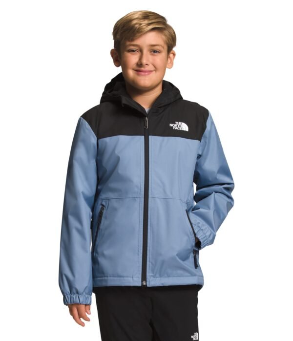 The North Face Warm Storm Kids Rain Jacket Folk Blue Sz XL