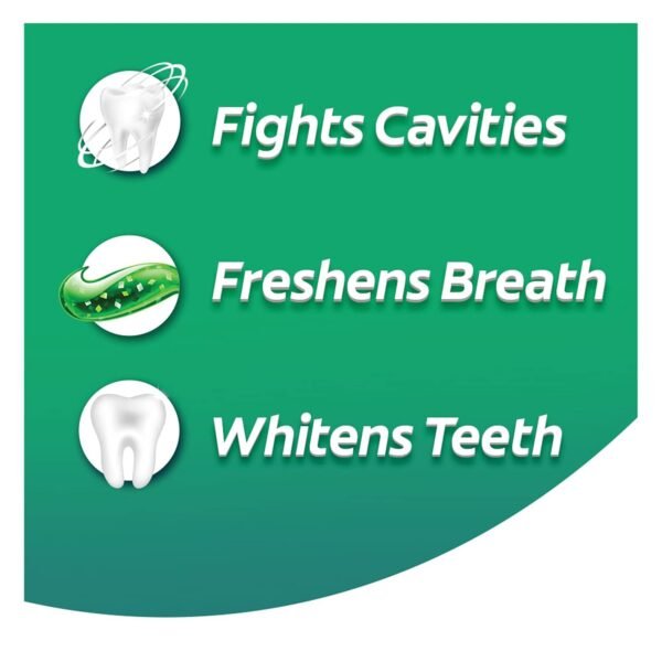 Colgate Max Fresh Whitening Toothpaste with Mini Strips, Clean Mint Toothpaste for Bad Breath, Helps Fight Cavities, Whitens Teeth, and Freshens Breath, 6.3 Ounce (Pack of 4) - Image 6
