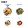 Dixie Large Paper Plates, 10 Inch, 86 Count, 2X Stronger*, Microwave-Safe, Soak-Proof, Cut Resistant, Disposable Plates For Everyday Breakfast, Lunch, & Dinner Meals - Image 5