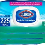 Clorox Disinfecting Wipes, Bleach Free, Household Essentials, Fresh Scent, Moisture Seal Lid, 75 Cleaning Wipes, Pack of 3 (New Packaging)