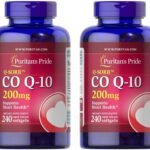 Puritan's Pride Coenzyme CoQ10 200mg, Dietary Supplement for Heart Health, Blood Pressure, Oral Gum Health, and Healthy Aging Support, 240 Rapid Release Softgels, 2-Pack
