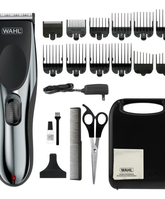 Wahl Clipper Rechargeable Cord/Cordless Haircutting & Trimming Kit for Heads, Longer Beards, & All Body Grooming - Model 79434
