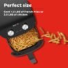 Instant Pot Essentials 4QT Air Fryer with EvenCrisp Technology that Crisps and Reheats, Easily Adjust Time & Temperature For Quick Meals, 100+ In-App Recipes, from the Makers of Instant Pot, Black - Image 4