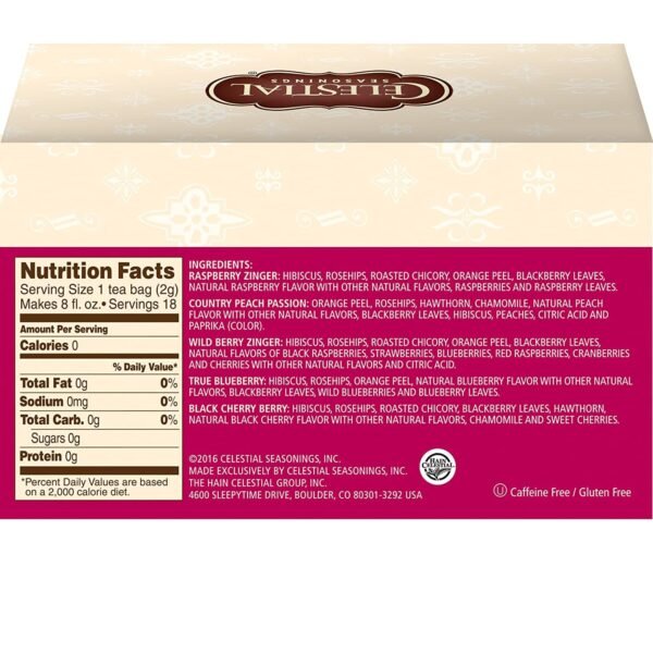Celestial Seasonings Fruit Tea Sampler, 18 ct - Image 7