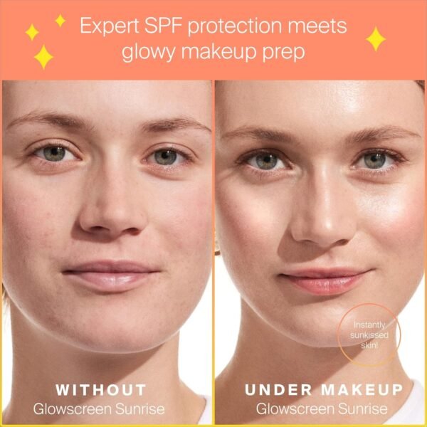 Supergoop! Glowscreen (SPF 40) - 0.5 fl oz - Glowy Primer + Broad Spectrum Tinted Sunscreen - Helps Filter Blue Light - Hydration - Hyaluronic Acid & Vitamin B5 - Image 6