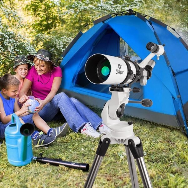 Gskyer Telescope, Telescopes for Adults, 80mm AZ Space Astronomical Refractor Telescope Kids, Adults Astronomy, German Technology Scope - Image 5