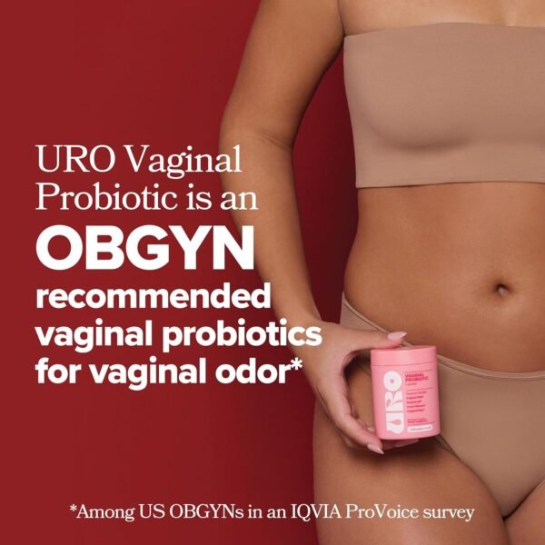 O Positiv URO Vaginal Probiotics for Women pH Balance with Prebiotics & Lactobacillus Probiotic Blend - Vaginal Health Supplement - Promote Healthy Vaginal Odor & Vaginal Flora, 60 Count (Pack of 1) - Image 3