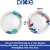 Dixie Large Paper Plates, 10 Inch, 86 Count, 2X Stronger*, Microwave-Safe, Soak-Proof, Cut Resistant, Disposable Plates For Everyday Breakfast, Lunch, & Dinner Meals - Image 7