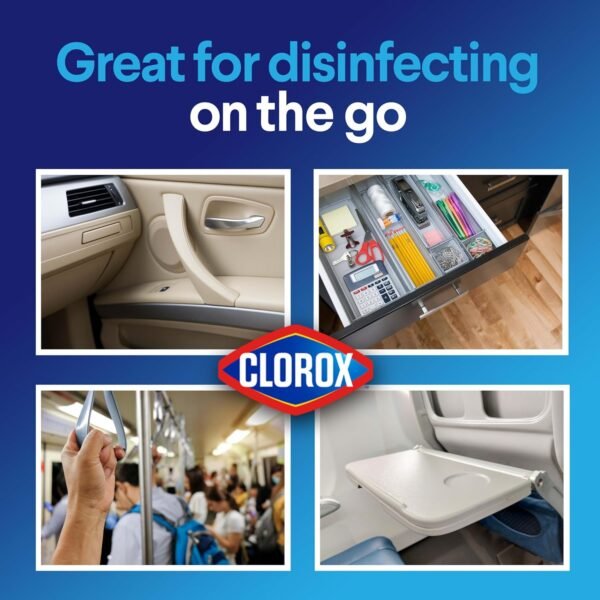 Clorox Disinfecting Wipes, Bleach Free, Household Essentials, Fresh Scent, Moisture Seal Lid, 75 Cleaning Wipes, Pack of 3 (New Packaging) - Image 6