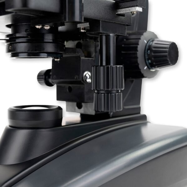 Carson Advanced 40x-1600x LED Lighted Compound Binocular Head Microscope with Abbe Condenser and Double Layer Mechanical Stage (MS-170) - Image 4