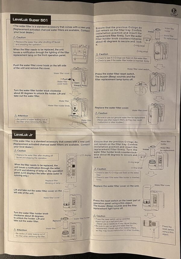 ORIGINAL AUTHENTIC ENAGIC HG-N WATER FILTER FOR SD501 SERIES (1 Pack) - Image 2