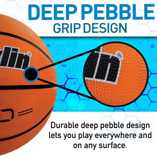 Franklin Sports Grip-Rite 100 Basketball - Official Size - Image 3