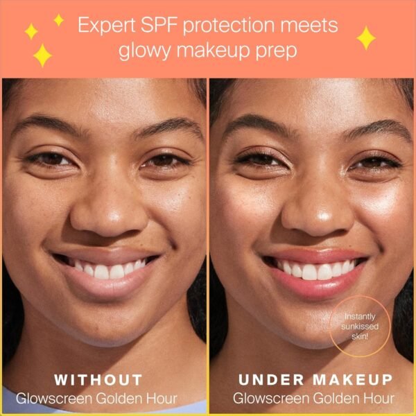 Supergoop! Glowscreen SPF 40, Golden Hour (Bronze Glow) - 1.7 fl oz - Glowy Primer + Broad Spectrum Tinted Sunscreen - Helps Filter Blue Light - Hydration - Hyaluronic Acid & Vitamin B5 - Image 5