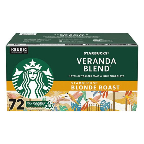 Starbucks Blonde Roast K-Cup Coffee Pods, Veranda Blend, 72 ct. - Image 8