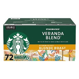 Starbucks Blonde Roast K-Cup Coffee Pods, Veranda Blend, 72 ct.
