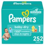 Pampers Baby Dry Diapers, Sizes 1-6