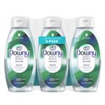 Downy Rinse & Refresh Laundry Fabric Rinse, Cool Cotton, 3 Bottles, 76.5 fl. oz.