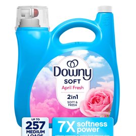 Downy Soft & Fresh Liquid Fabric Softener, April Fresh, 257 loads, 150 fl. oz.
